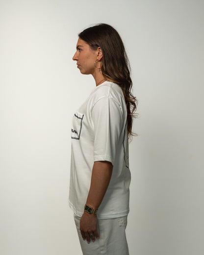 Pocket tee white