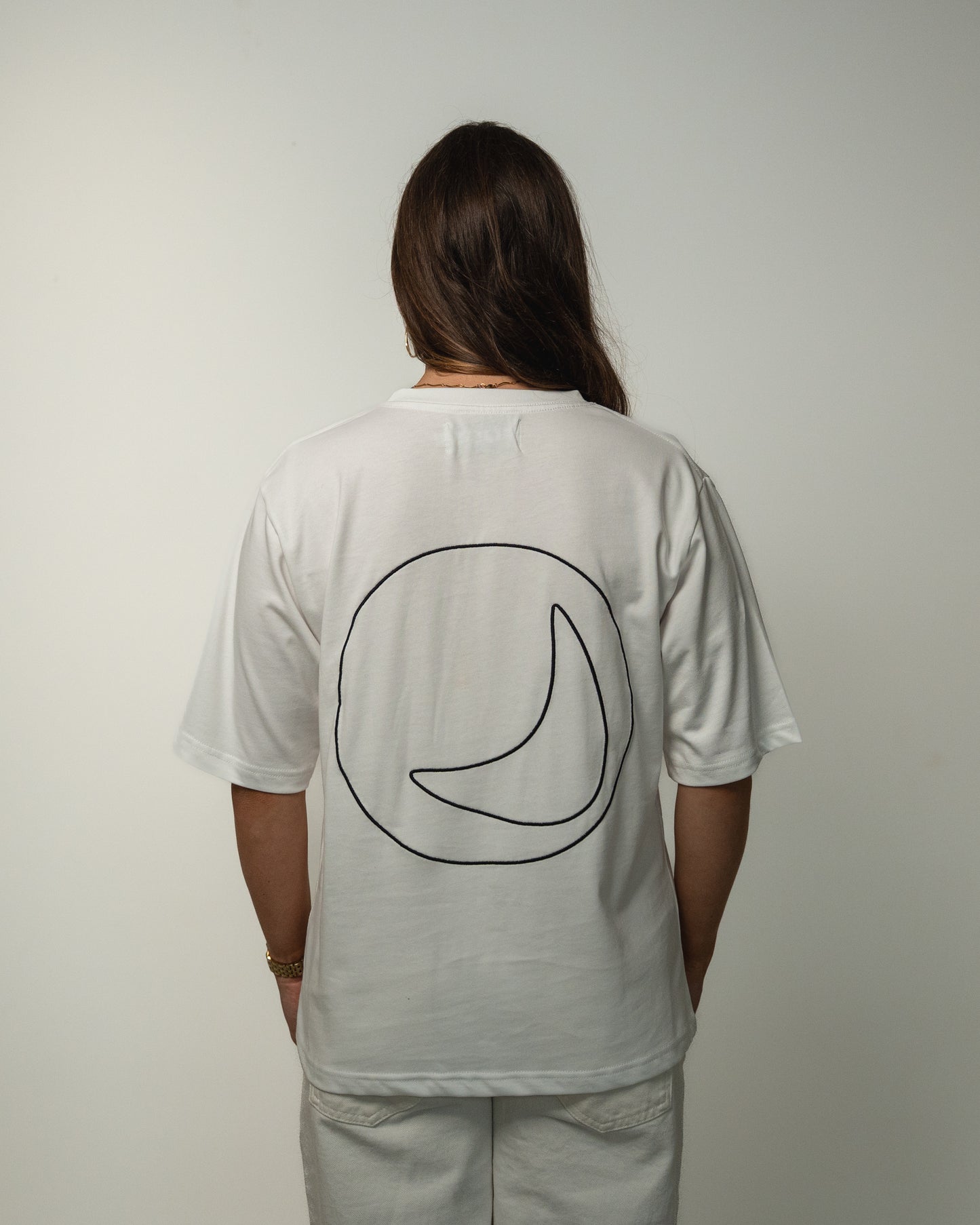 Pocket tee white