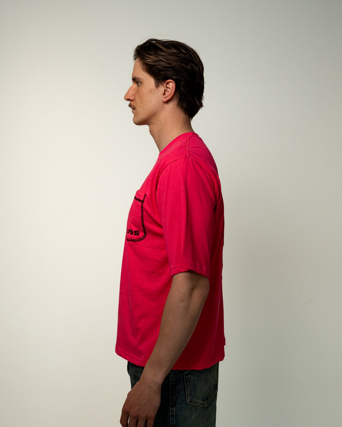 Pocket tee pink