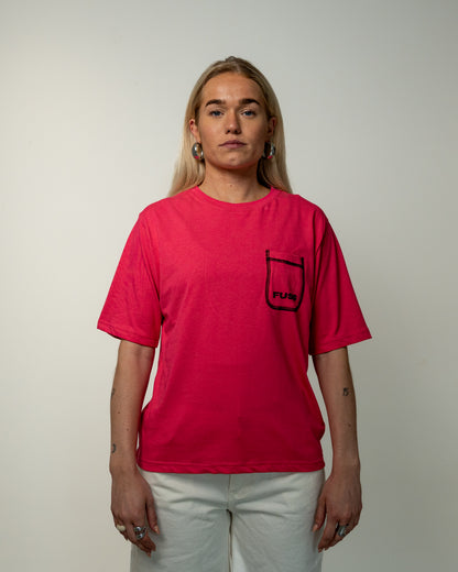Pocket tee pink