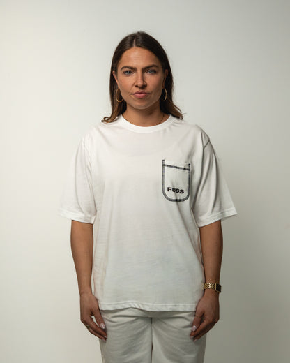 Pocket tee white