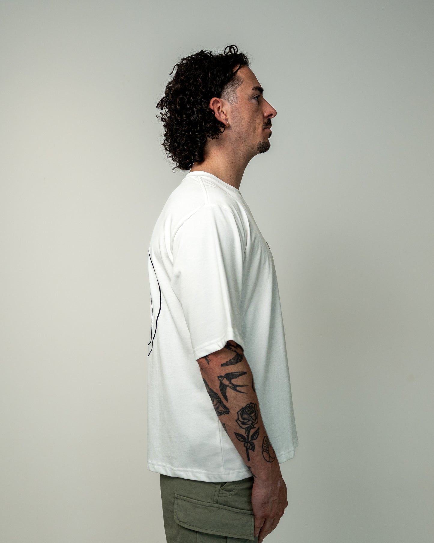 Pocket tee white