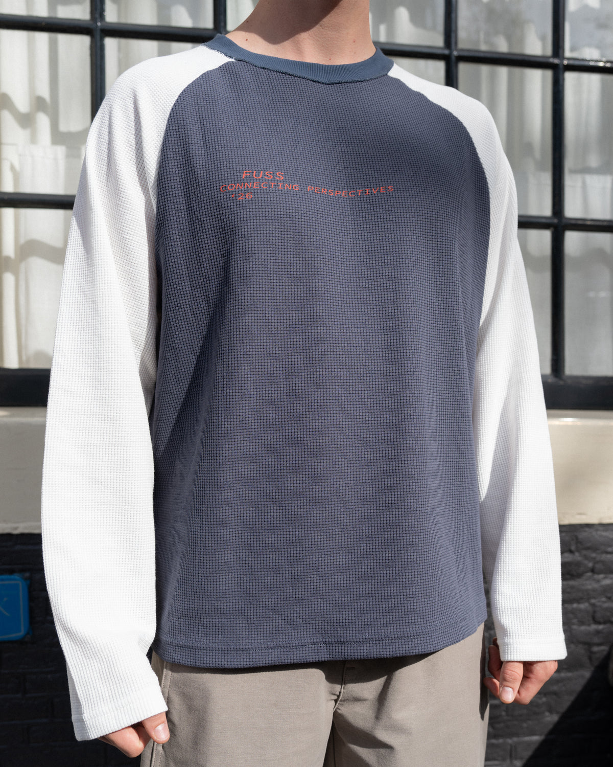 Waffle Longsleeve Blue