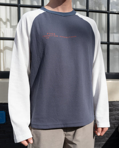Waffle Longsleeve Blue